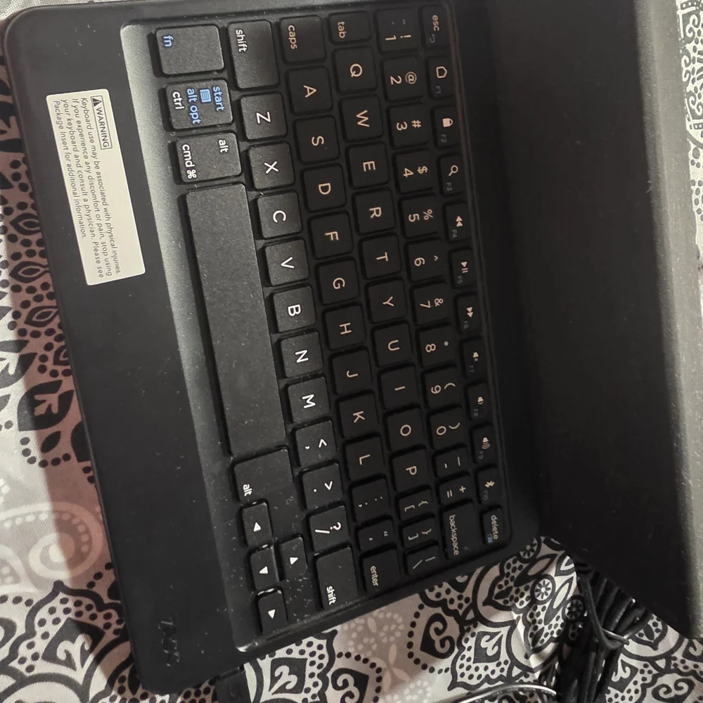 Black Tablet Keyboard Case